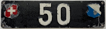 Autonummer ZH 50